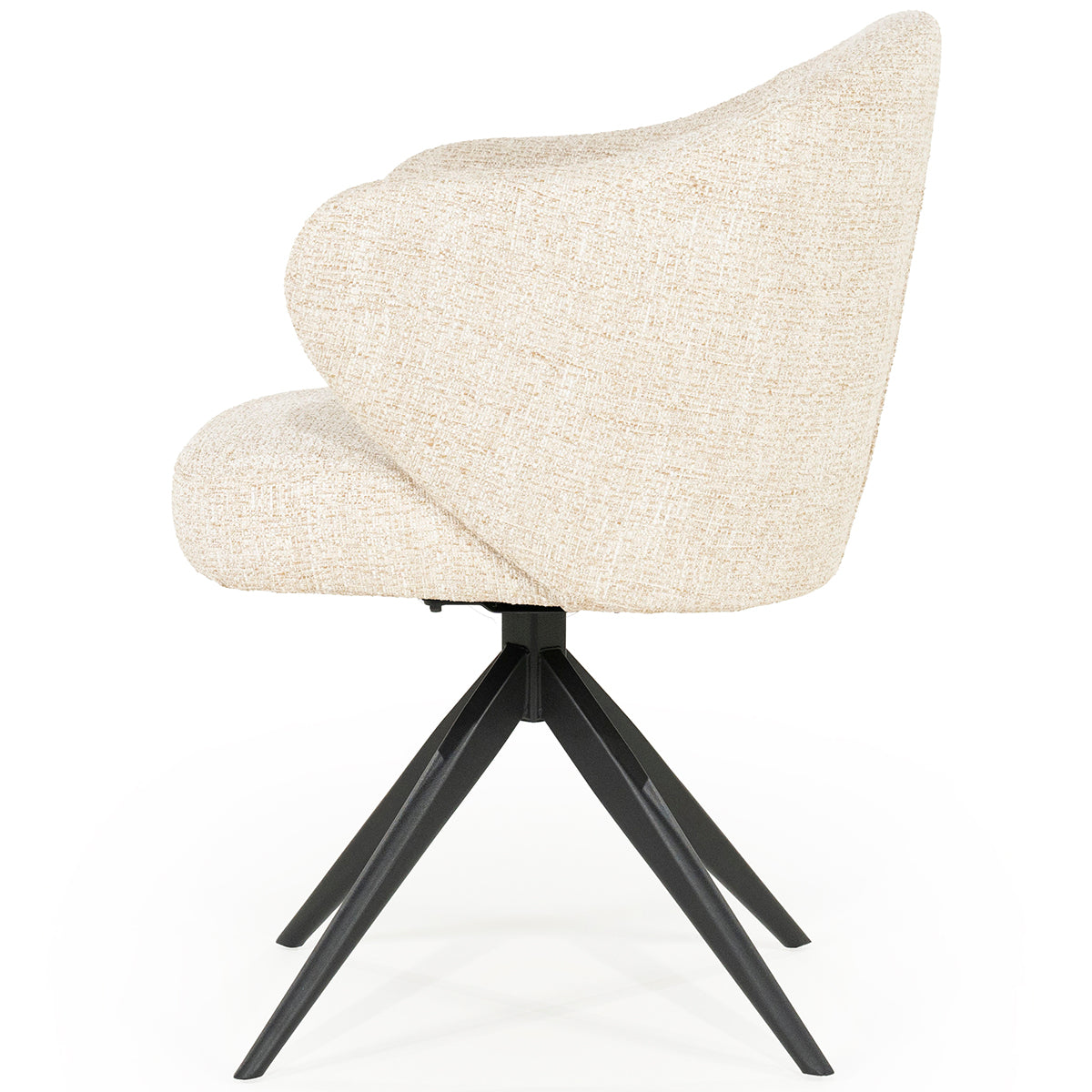 Connor Donna Swivel Chair with Metal Legs