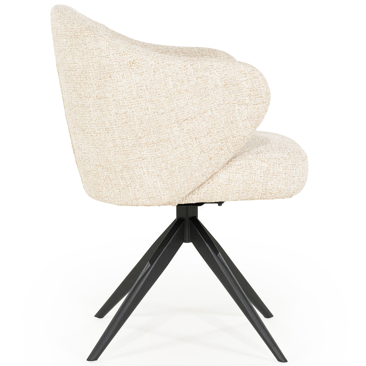 Connor Donna Swivel Chair with Metal Legs