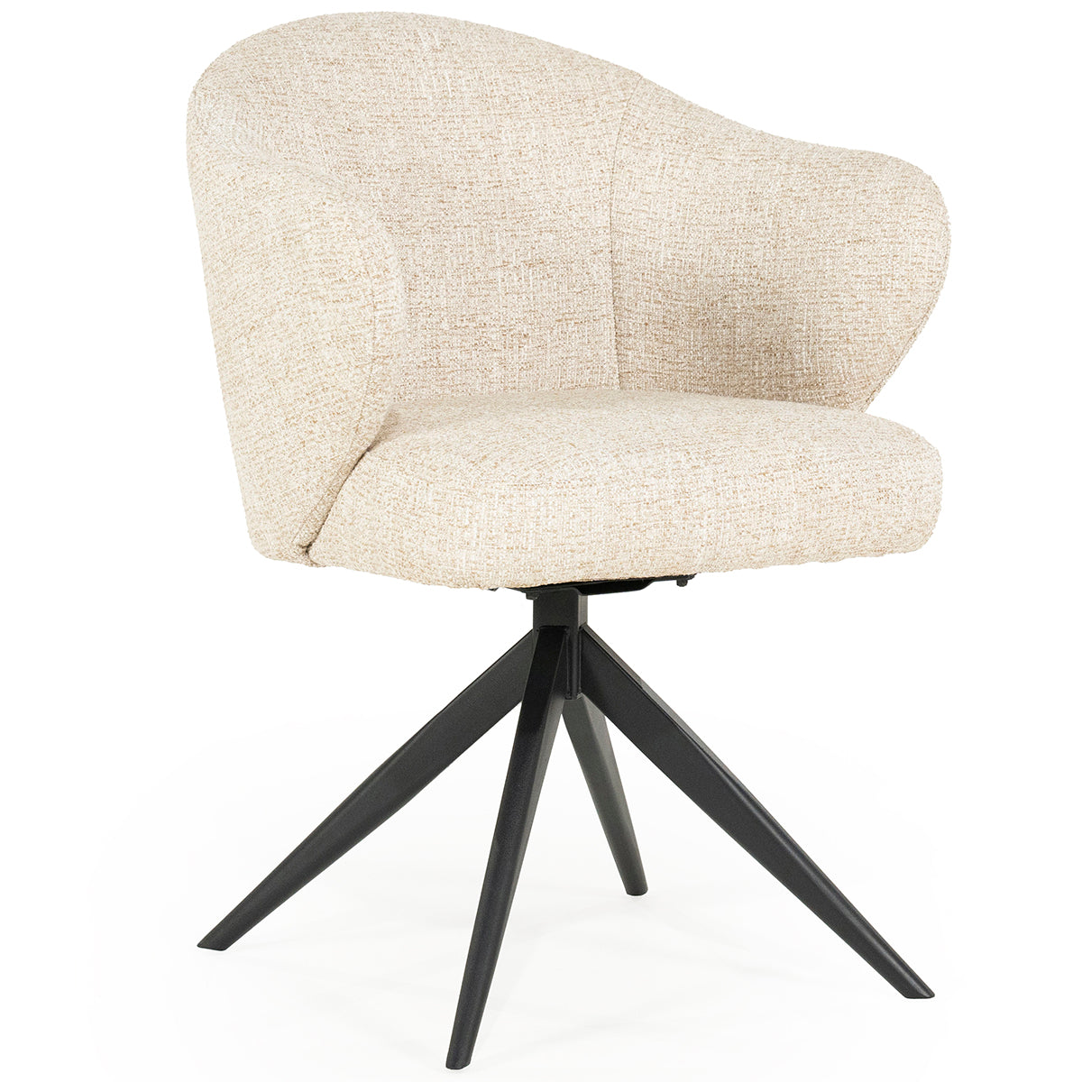 Connor Donna Swivel Chair with Metal Legs
