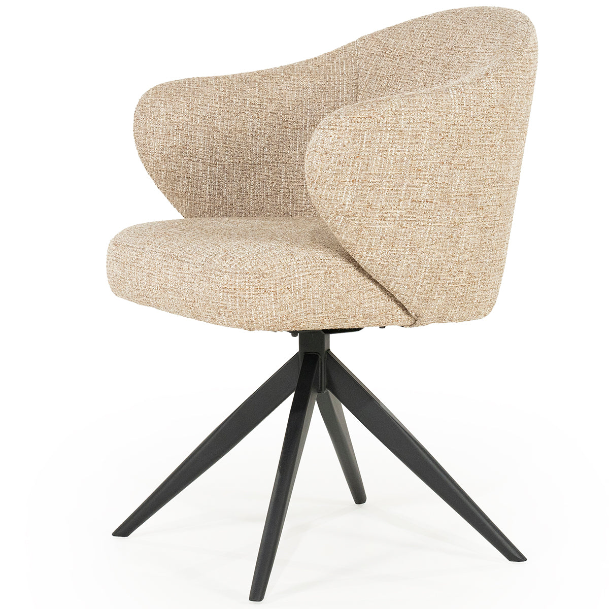 Connor Donna Swivel Chair with Metal Legs