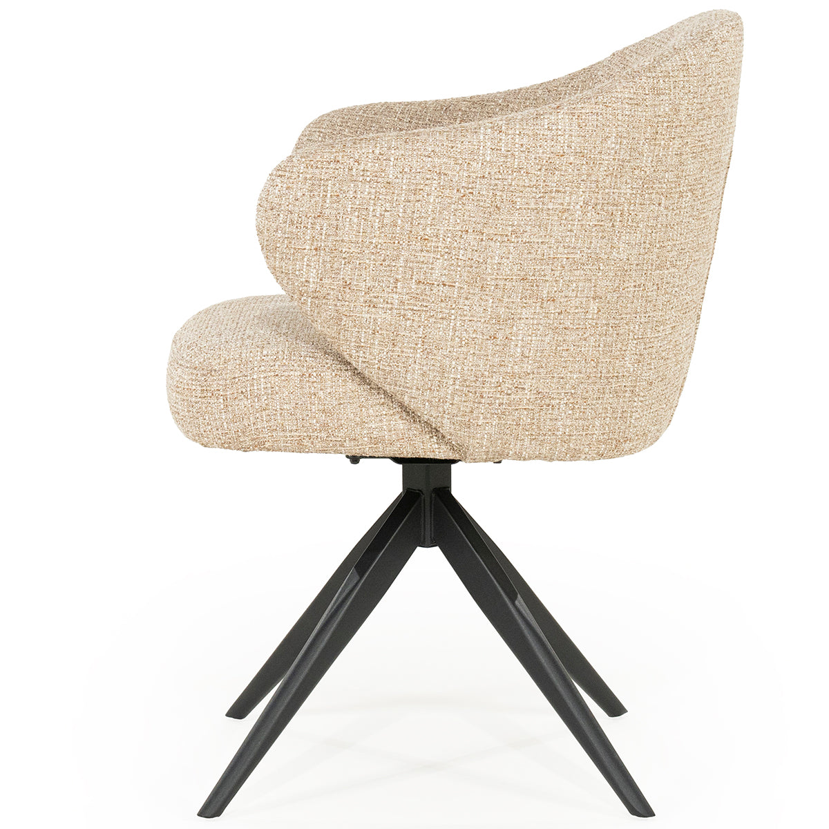 Connor Donna Swivel Chair with Metal Legs