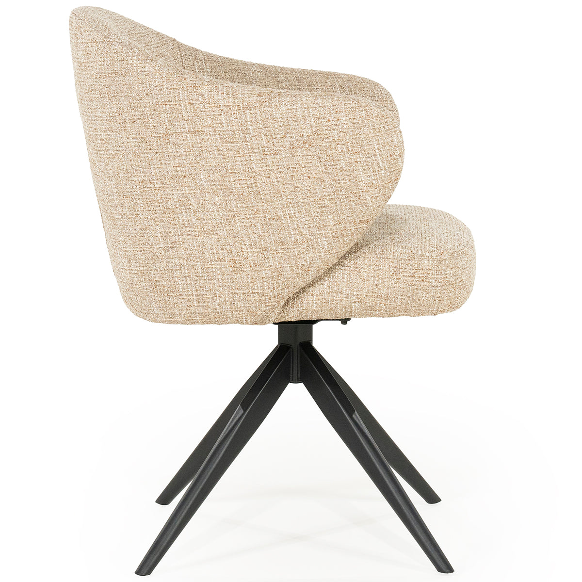 Connor Donna Swivel Chair with Metal Legs