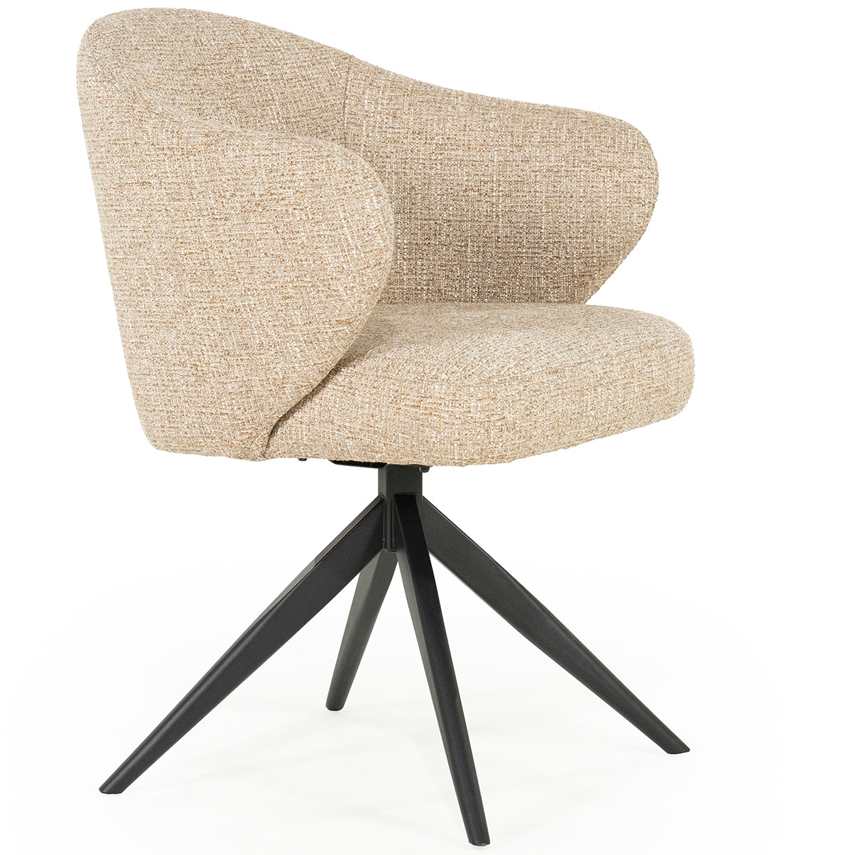 Connor Donna Swivel Chair with Metal Legs