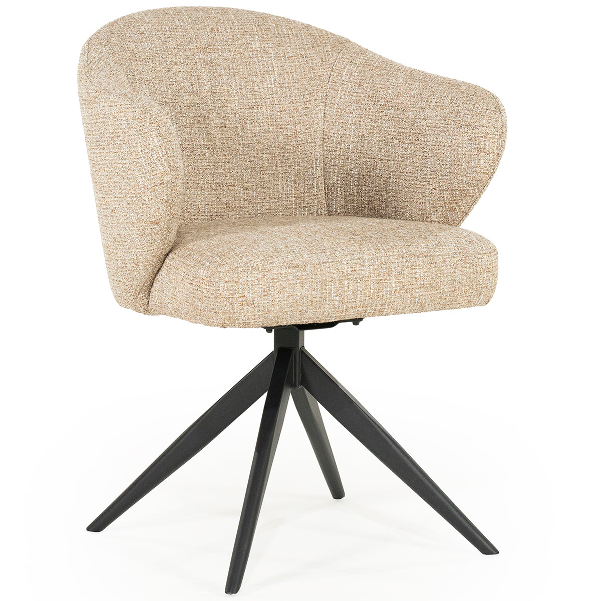 Connor Donna Swivel Chair with Metal Legs