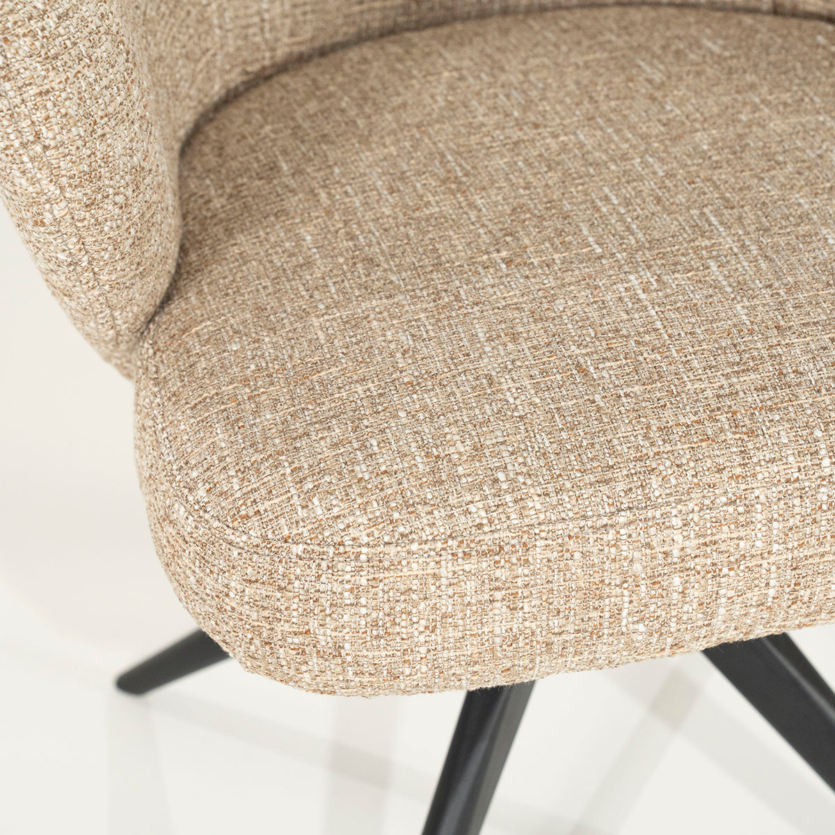 Connor Donna Swivel Chair with Metal Legs