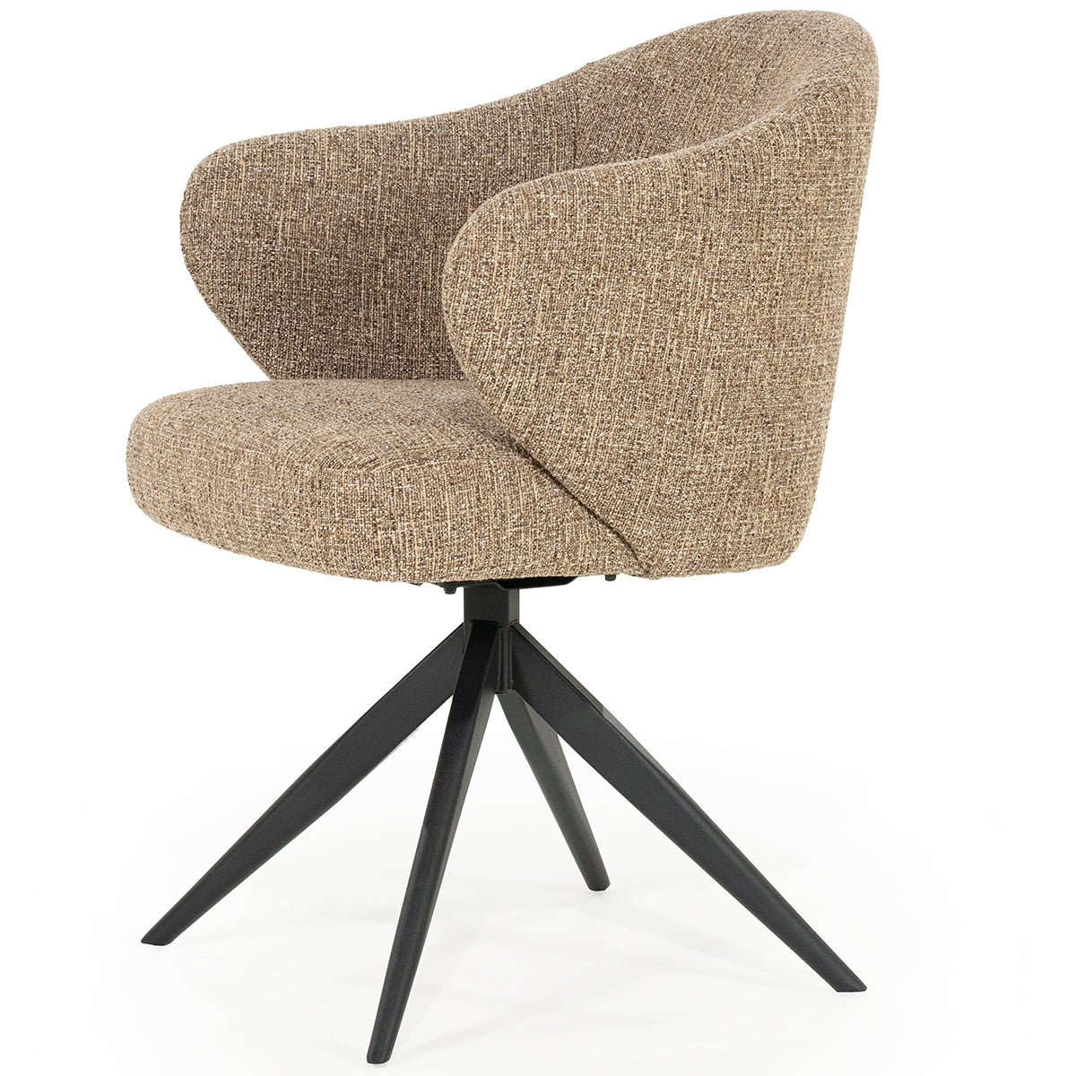 Connor Donna Swivel Chair with Metal Legs