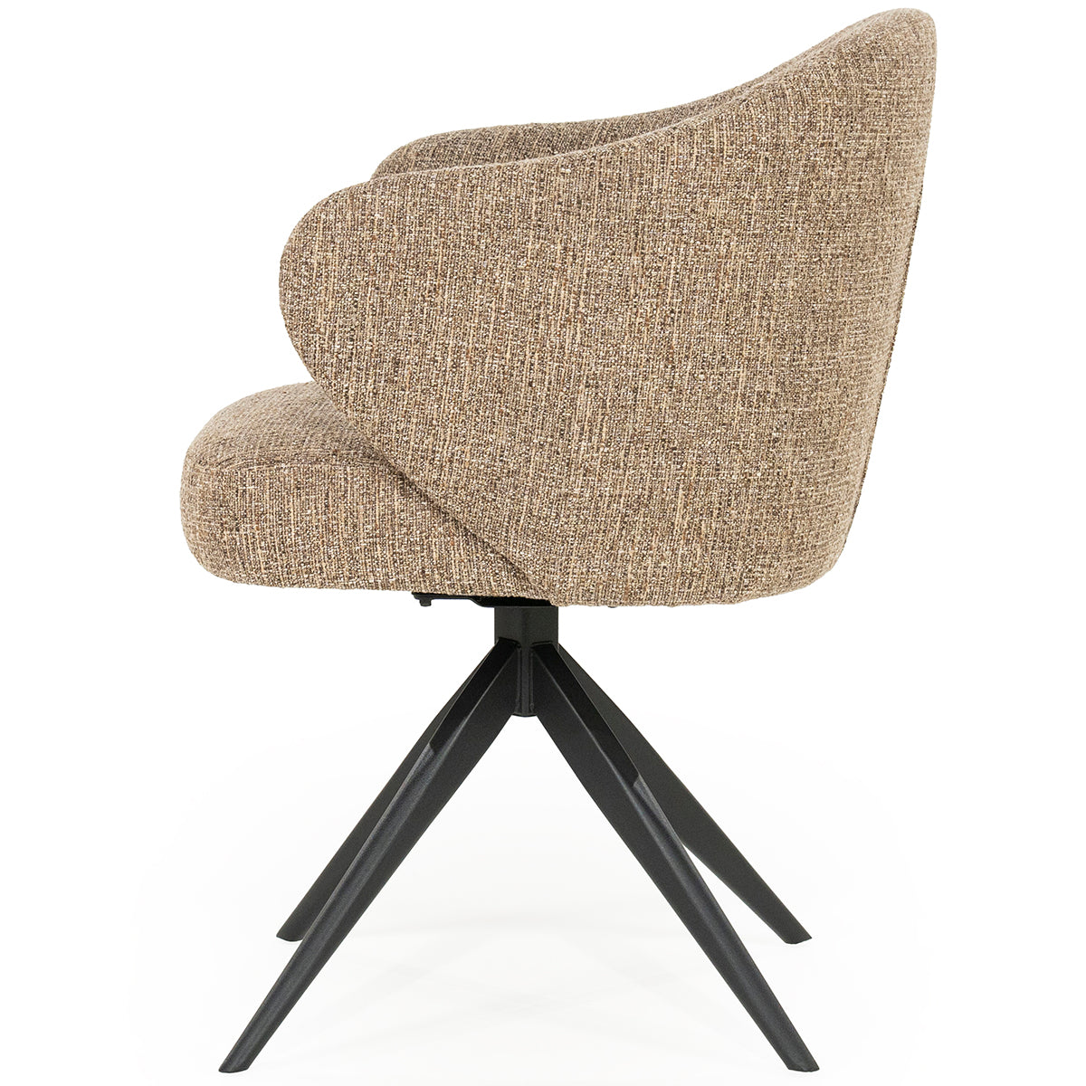 Connor Donna Swivel Chair with Metal Legs