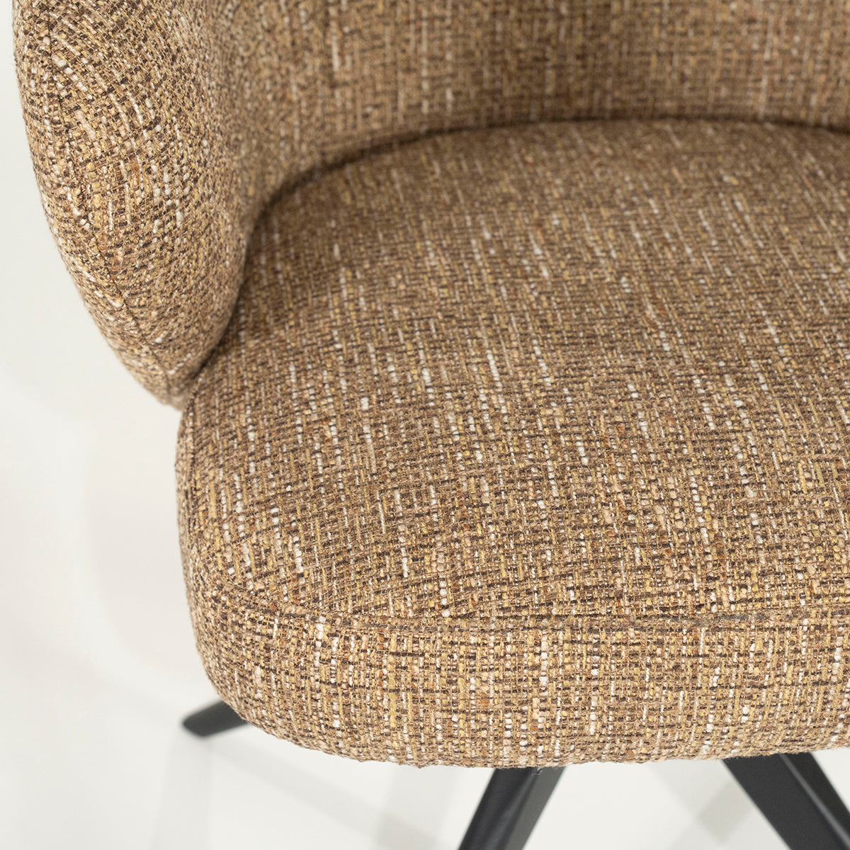 Connor Donna Swivel Chair with Metal Legs