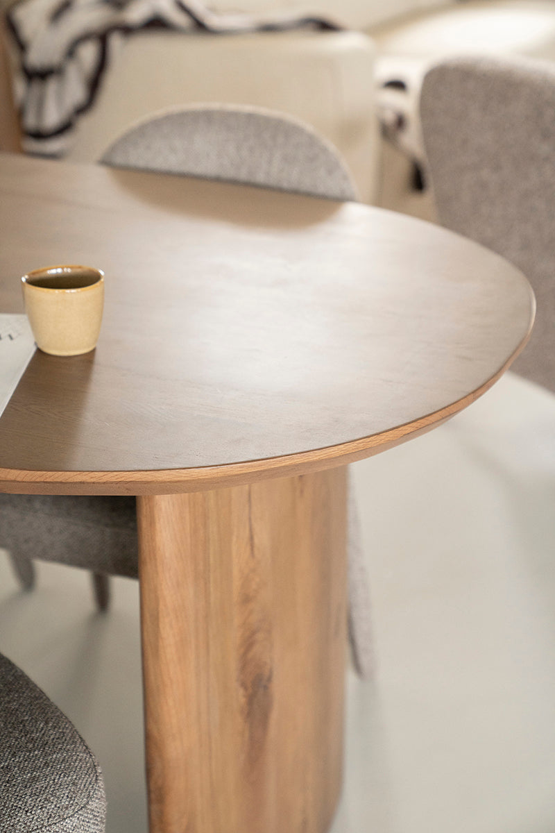 Dex Oak Wood Dining Table