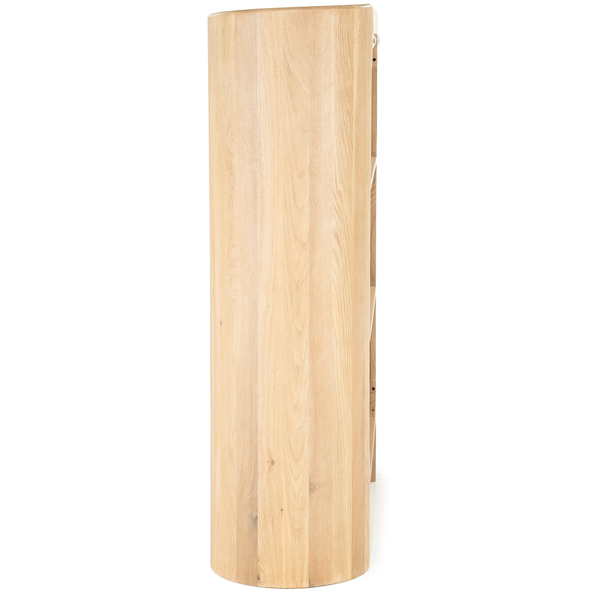 Don Natural Oak Wood/Marble Cabinet
