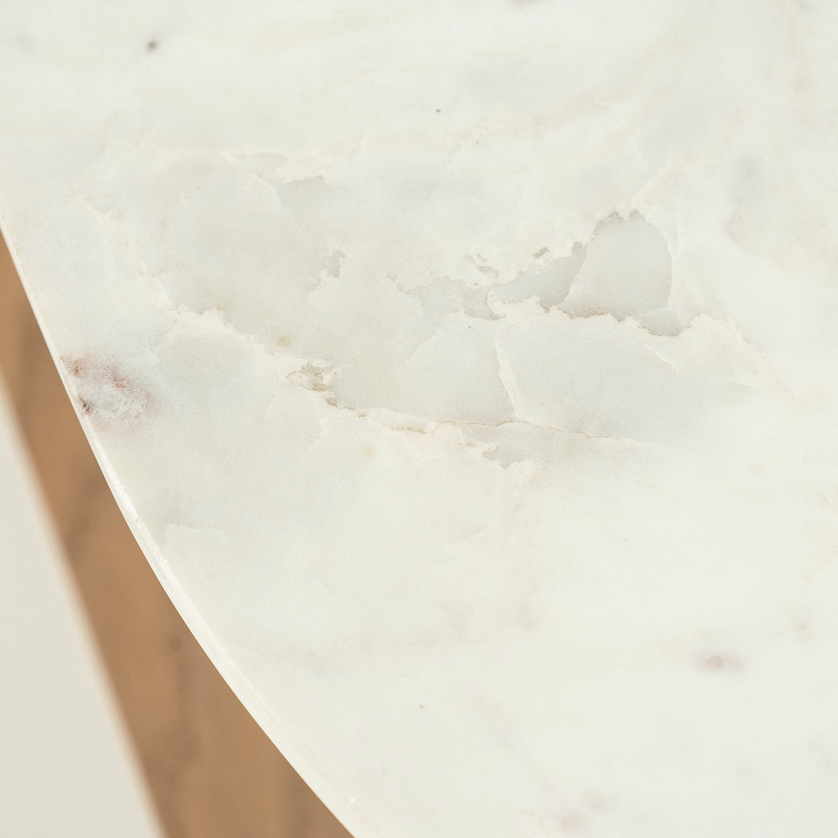 Don Natural Oak Wood/Marble Coffee Table