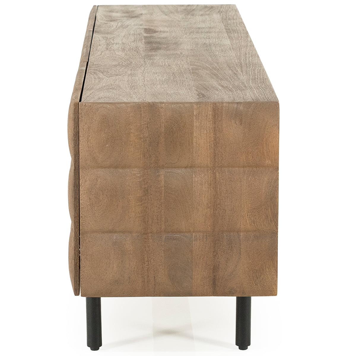 Felix Mango Wood 3 Doors TV Cabinet