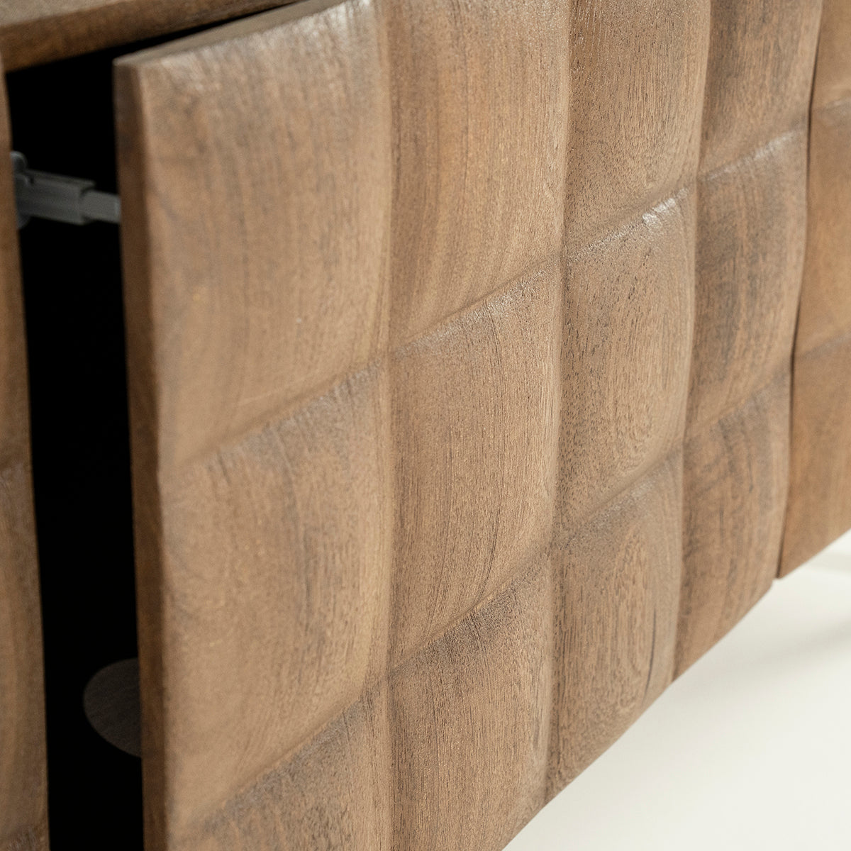 Felix Mango Wood 3 Doors TV Cabinet