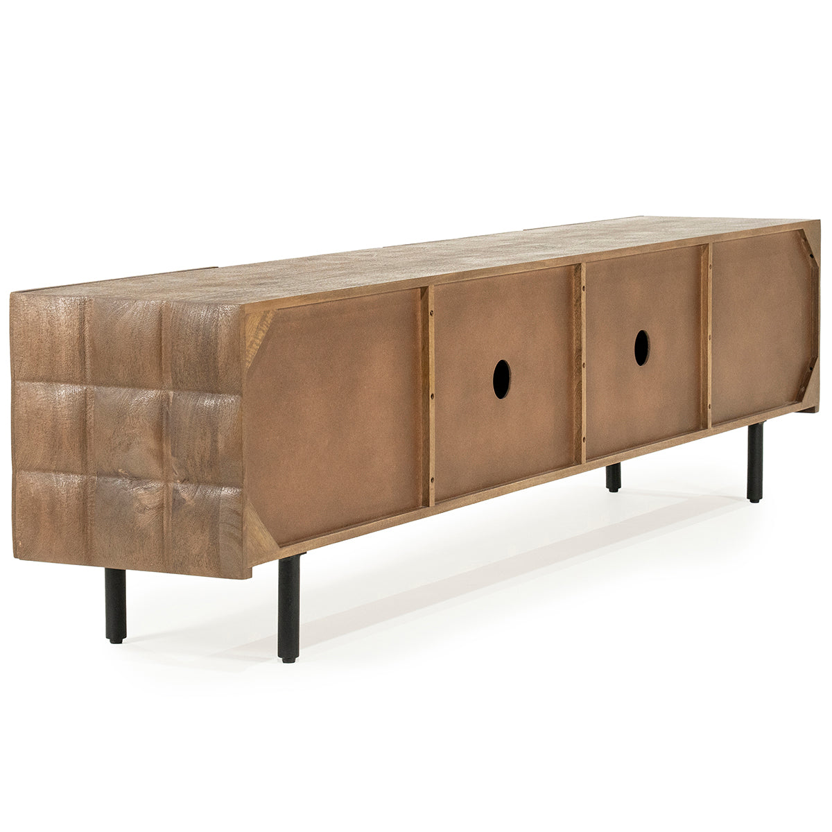 Felix Mango Wood 4 Doors TV Cabinet