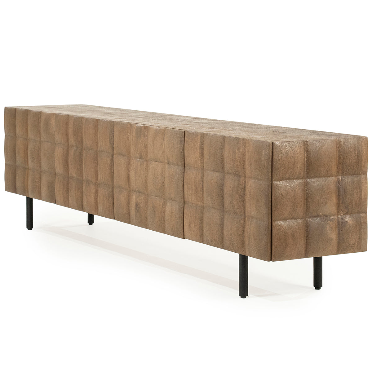 Felix Mango Wood 4 Doors TV Cabinet
