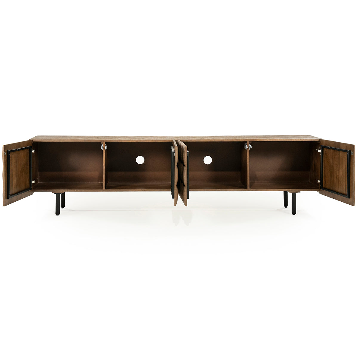 Felix Mango Wood 4 Doors TV Cabinet