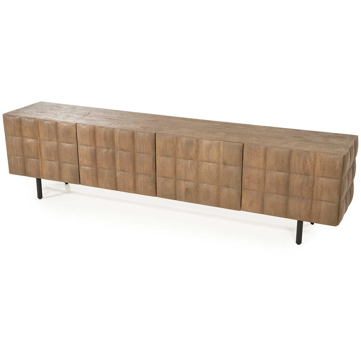 Felix Mango Wood 4 Doors TV Cabinet