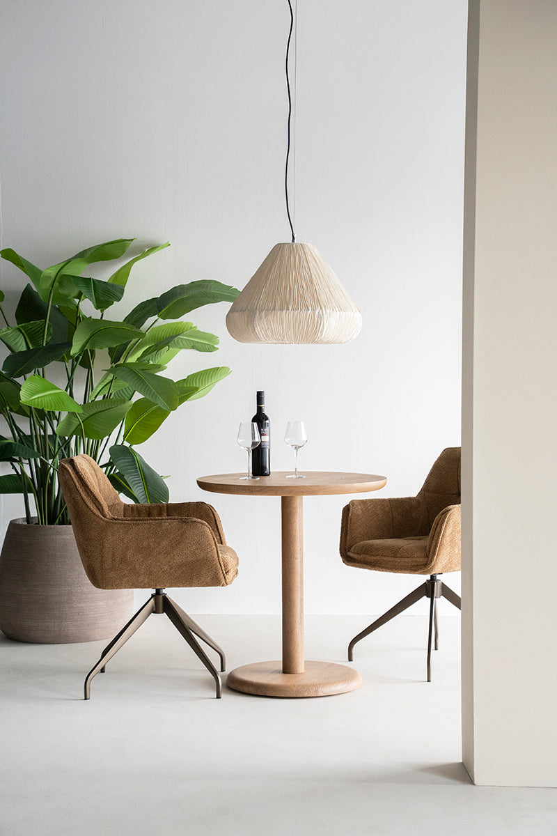 Florent Mango Wood Round Bistro Table