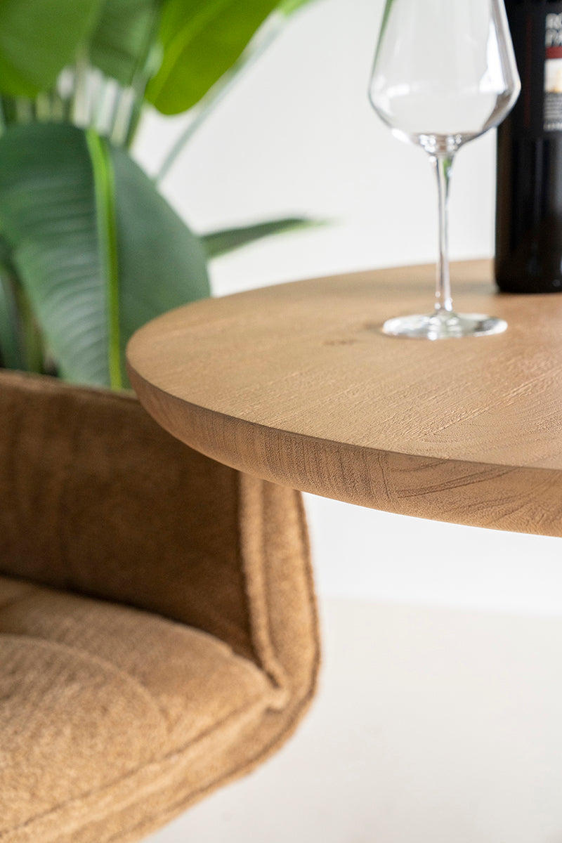Florent Mango Wood Round Bistro Table