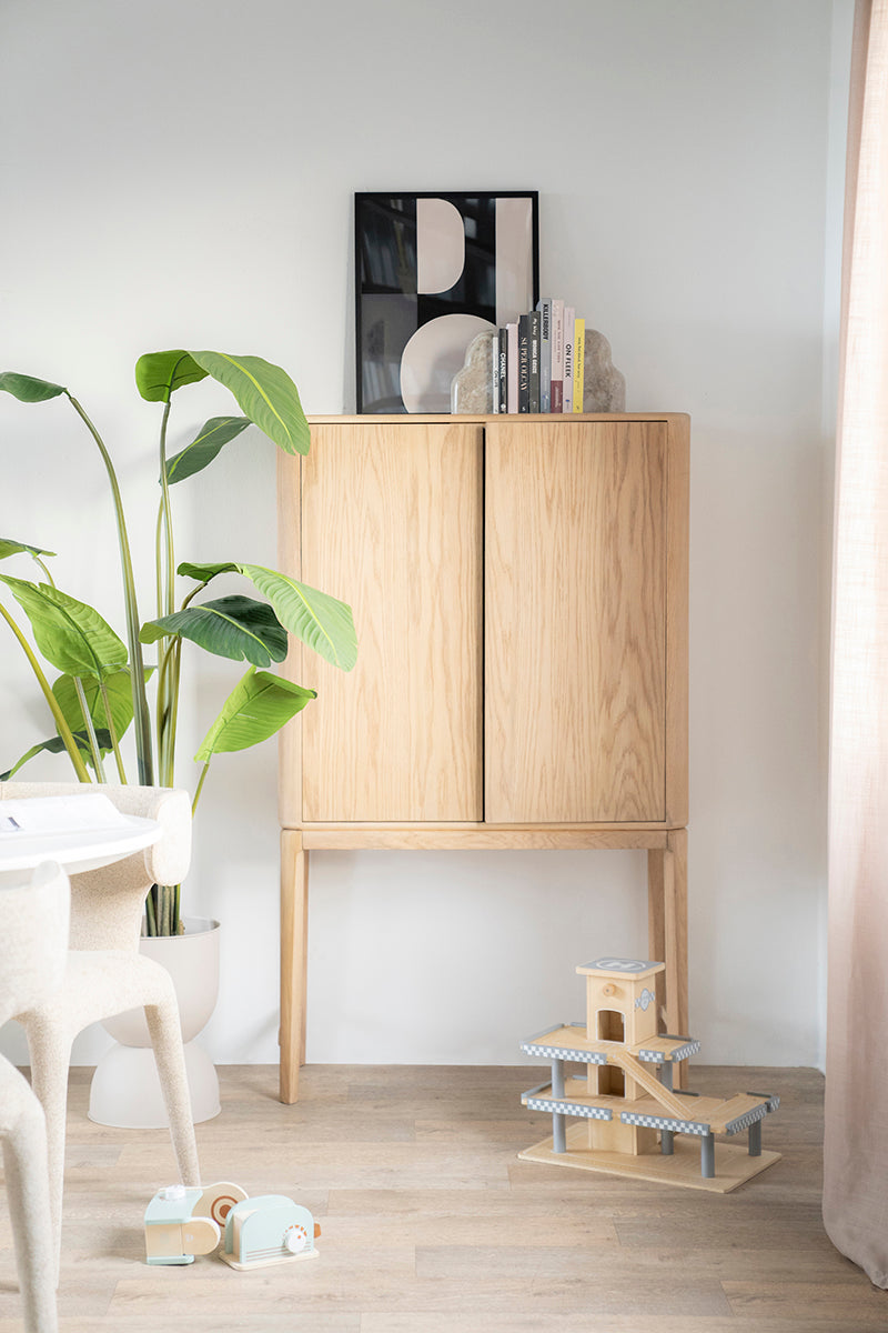 Harvey Oak Cabinet - WOO .Design
