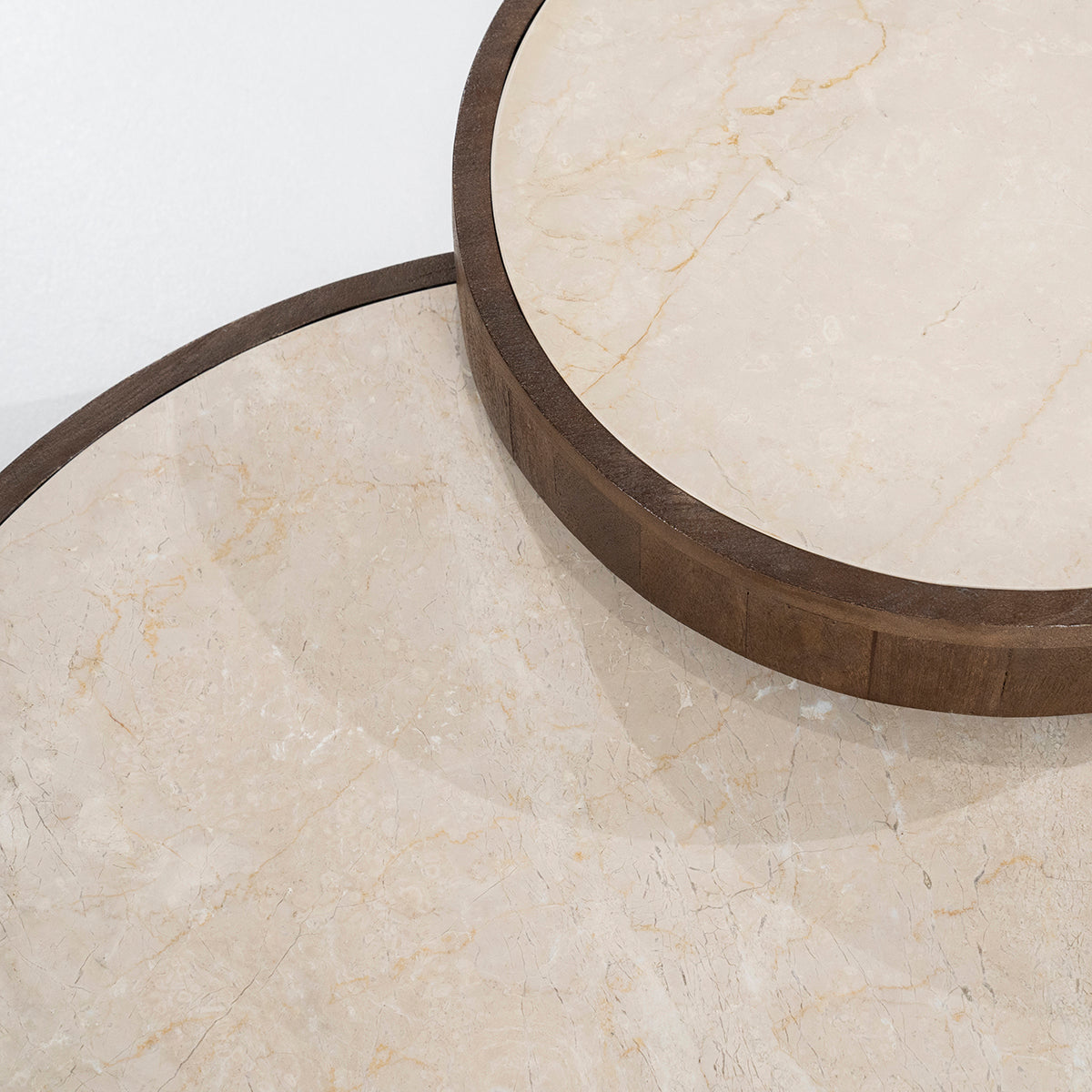 Hazel Marble/Mango Wood Coffee Table Set - WOO .Design