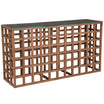 Heras Mango Wood/Glass Console