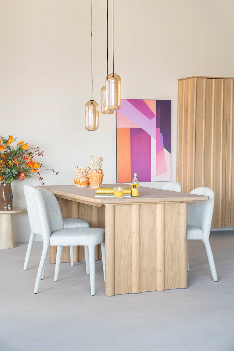 Jake Oak Wood Dining Table