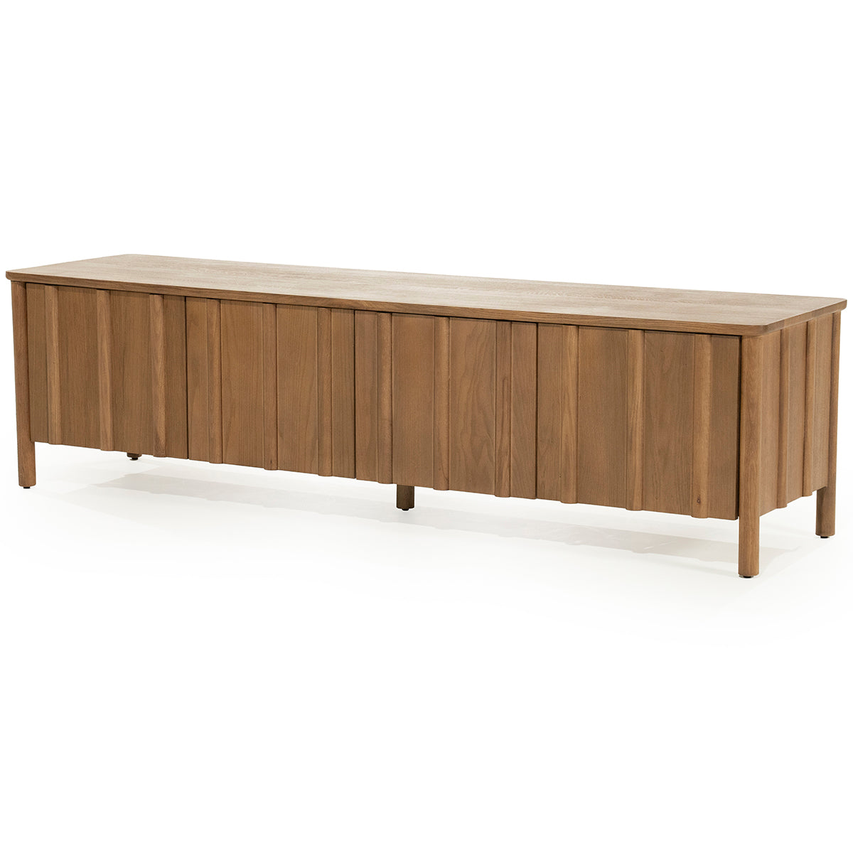 Jake Oak Wood 4 Doors TV Cabinet