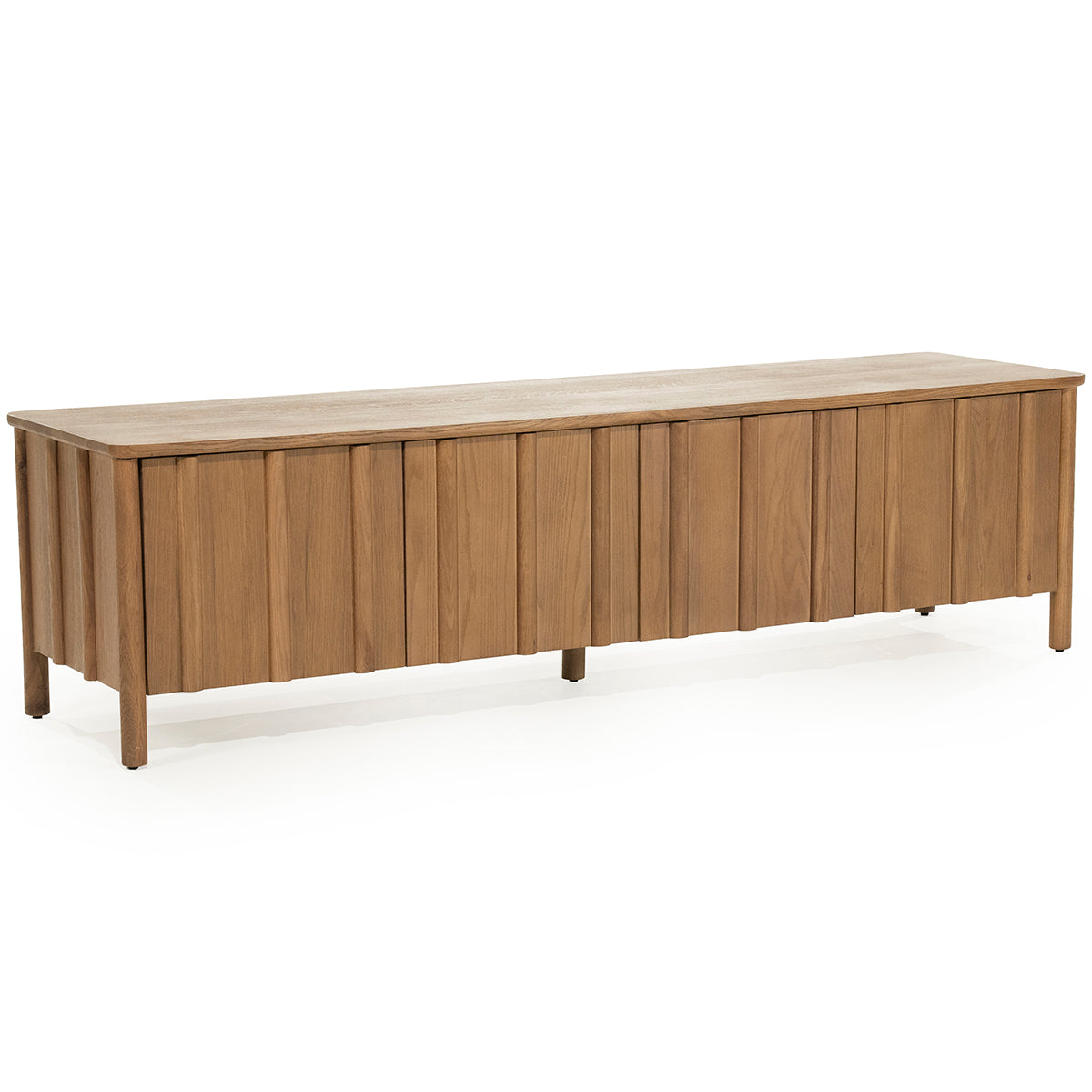 Jake Oak Wood 4 Doors TV Cabinet