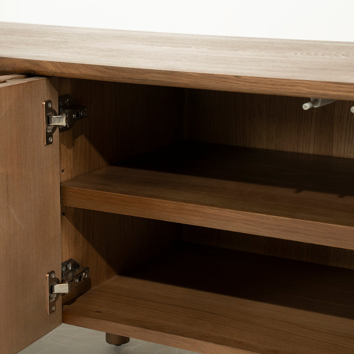 Jake Oak Wood 4 Doors TV Cabinet