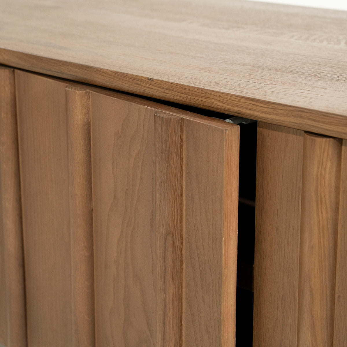 Jake Oak Wood 4 Doors TV Cabinet
