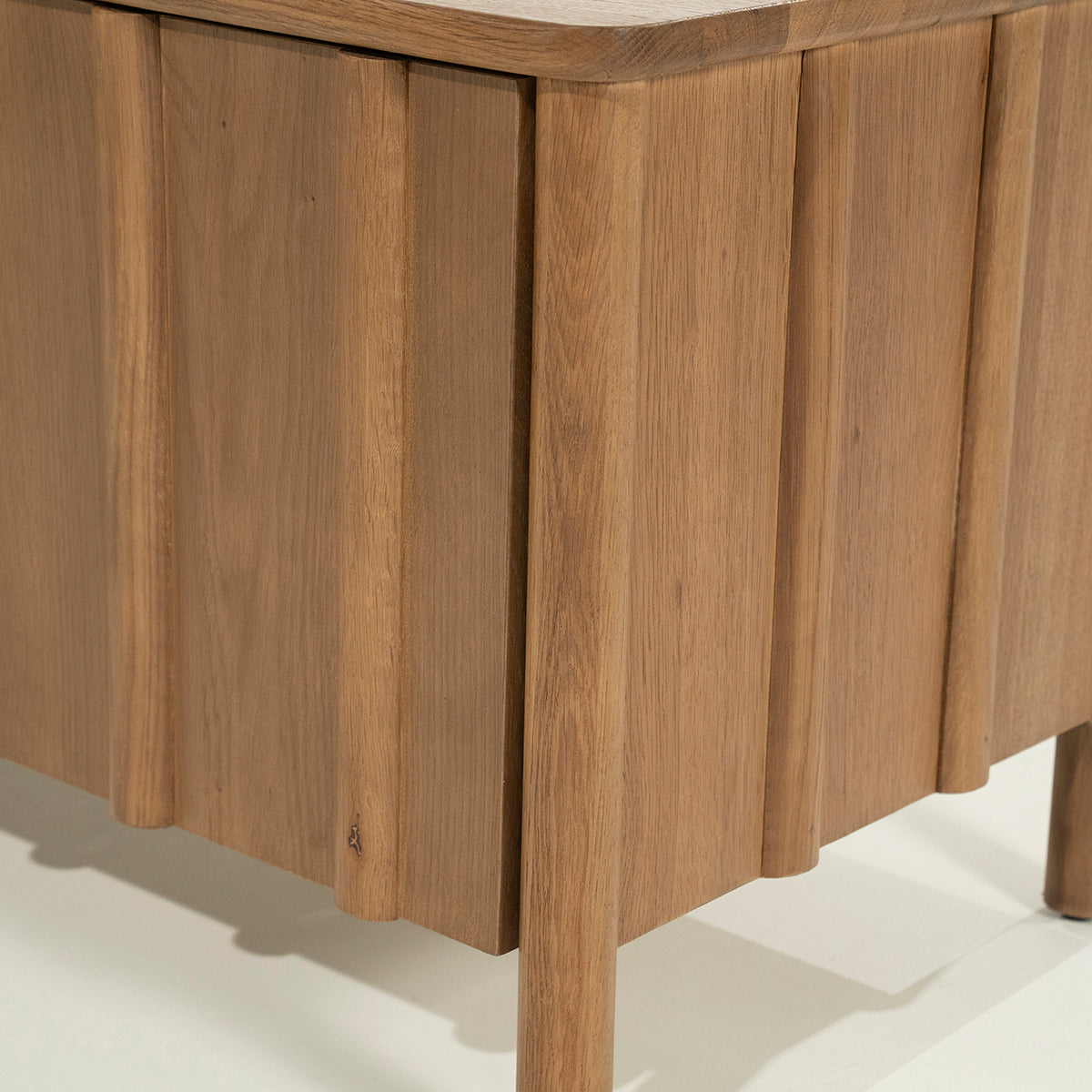 Jake Oak Wood 4 Doors TV Cabinet