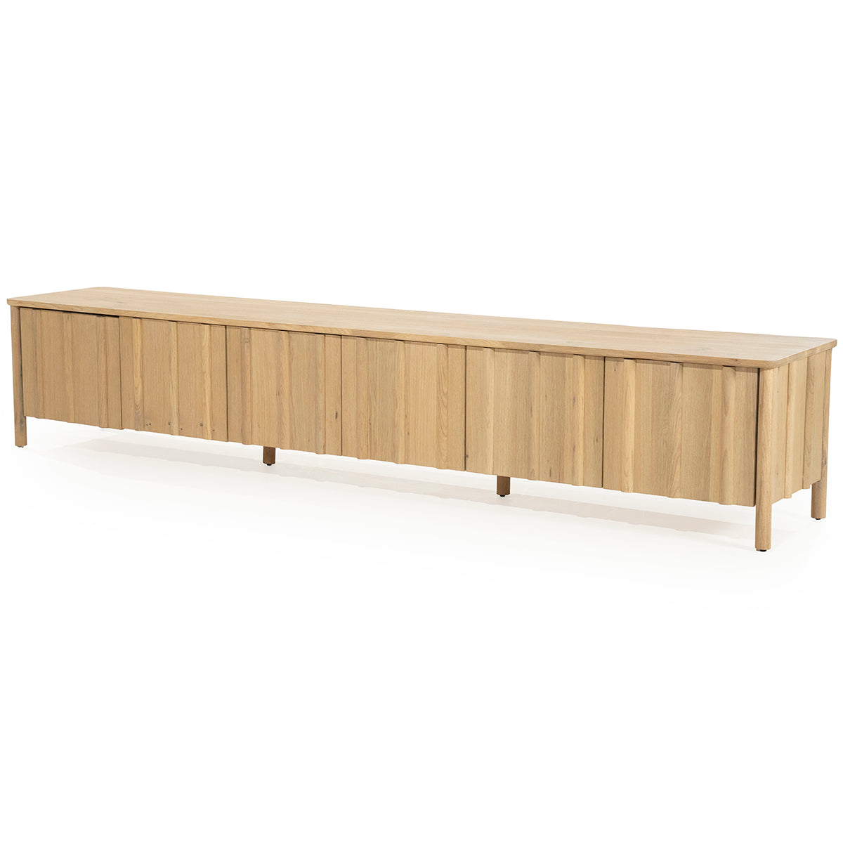 Jake Oak Wood 6 Doors TV Cabinet