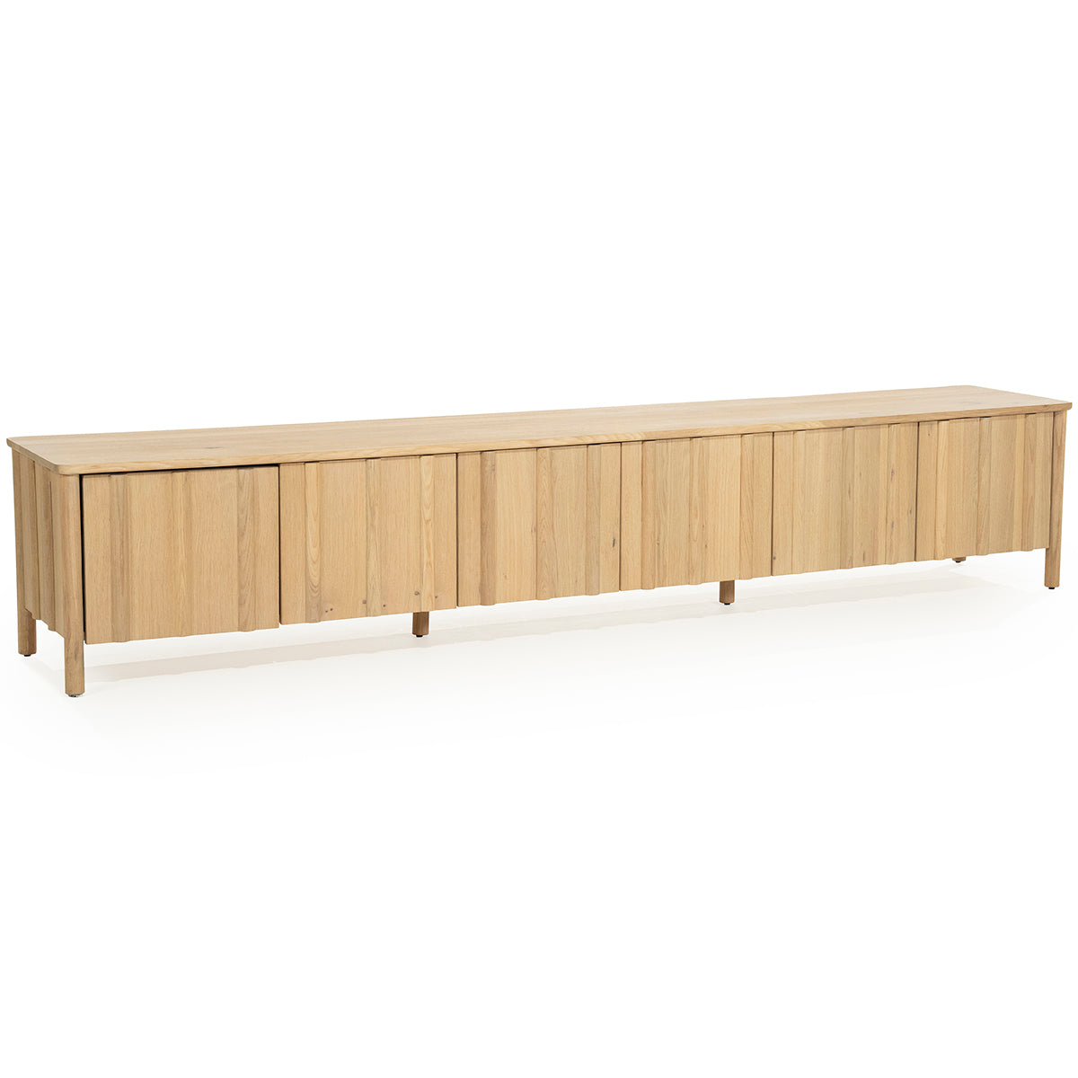 Jake Oak Wood 6 Doors TV Cabinet