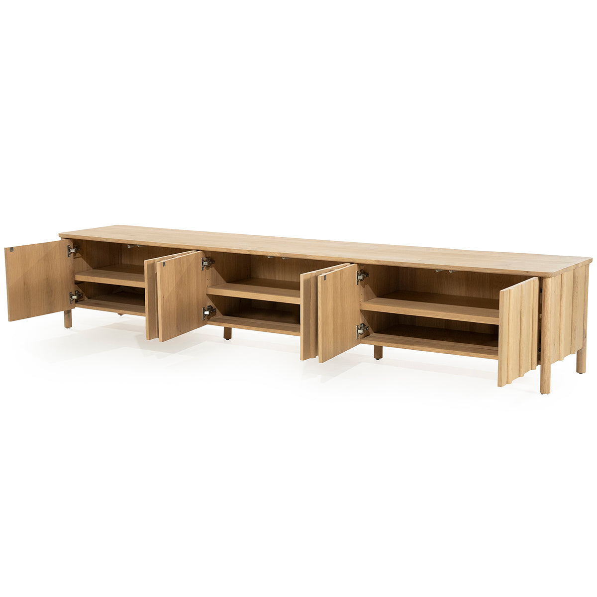 Jake Oak Wood 6 Doors TV Cabinet