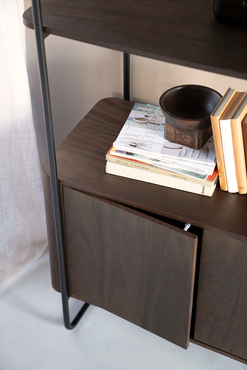 James Mango Wood 2 Doors Wall Cabinet - WOO .Design