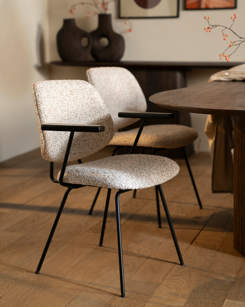 Jon Maywood Chair with Armrest - WOO .Design