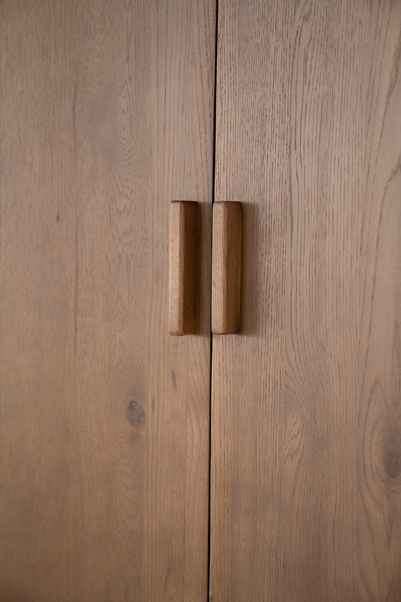 Josh Oak Wood Cabinet