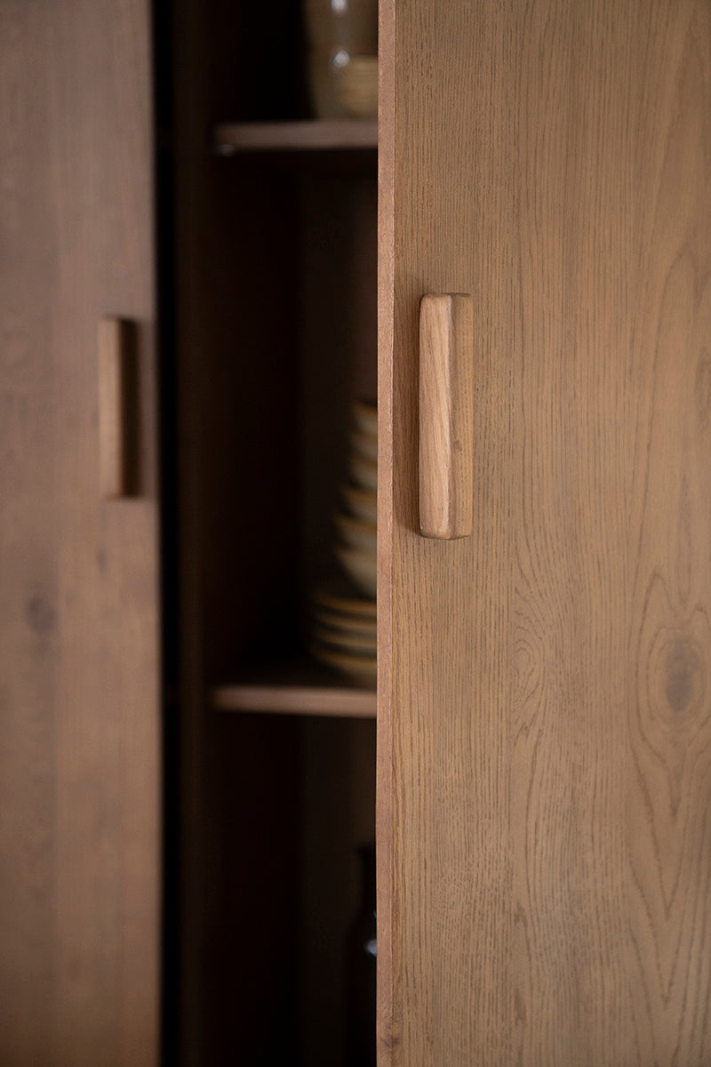 Josh Oak Wood Cabinet
