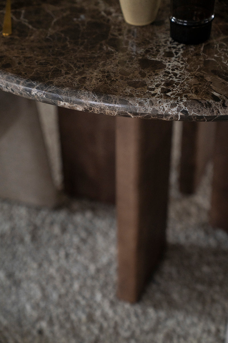 Lando Emperador Marble Dining Table