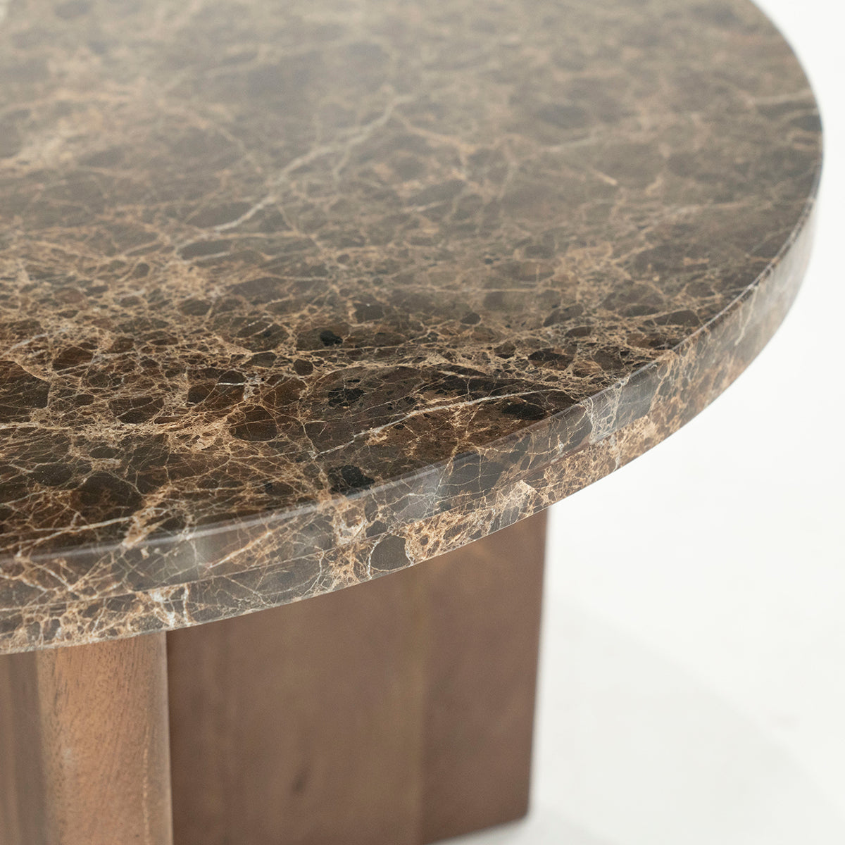 Lando Mango Wood/Marble Coffee Table