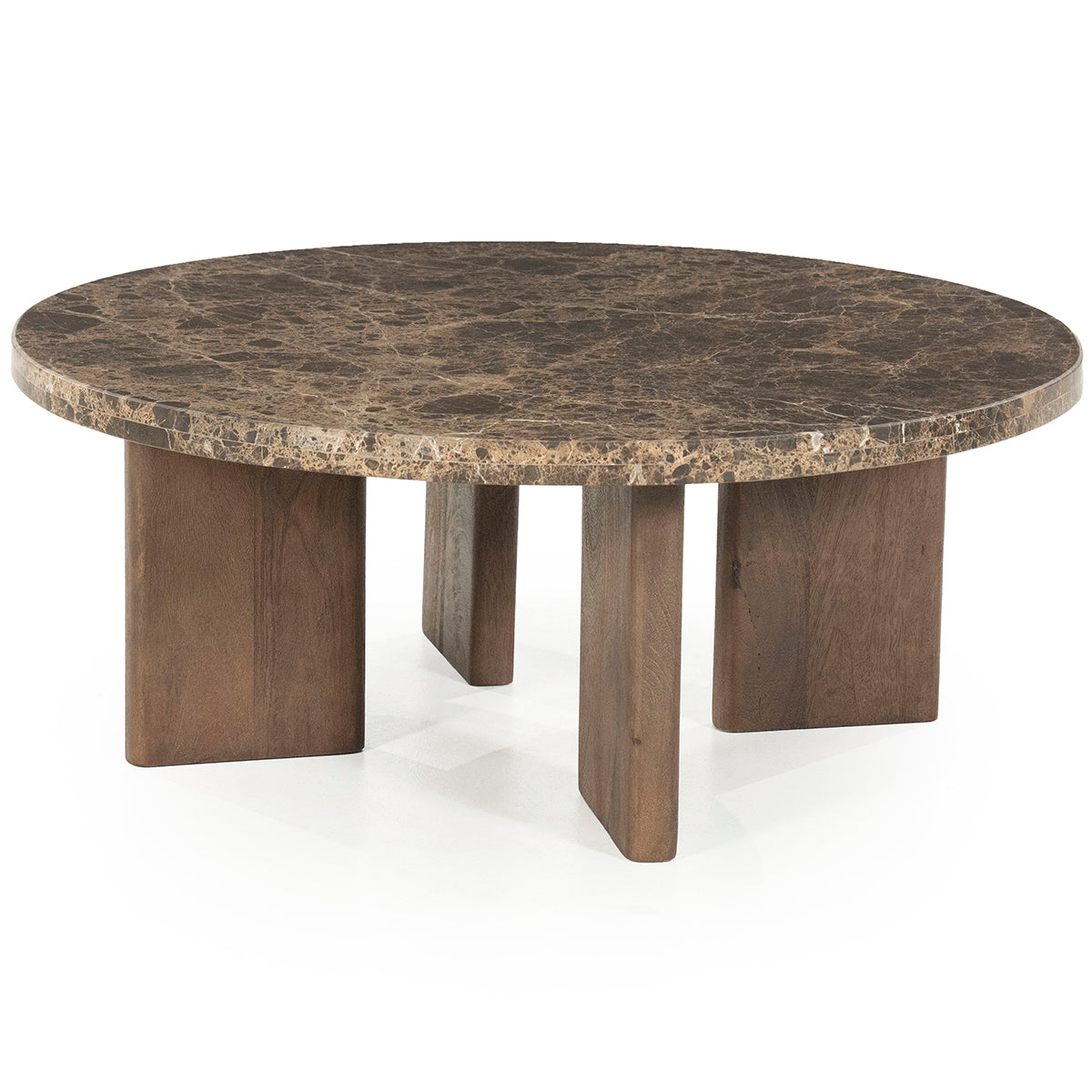 Lando Mango Wood/Marble Coffee Table