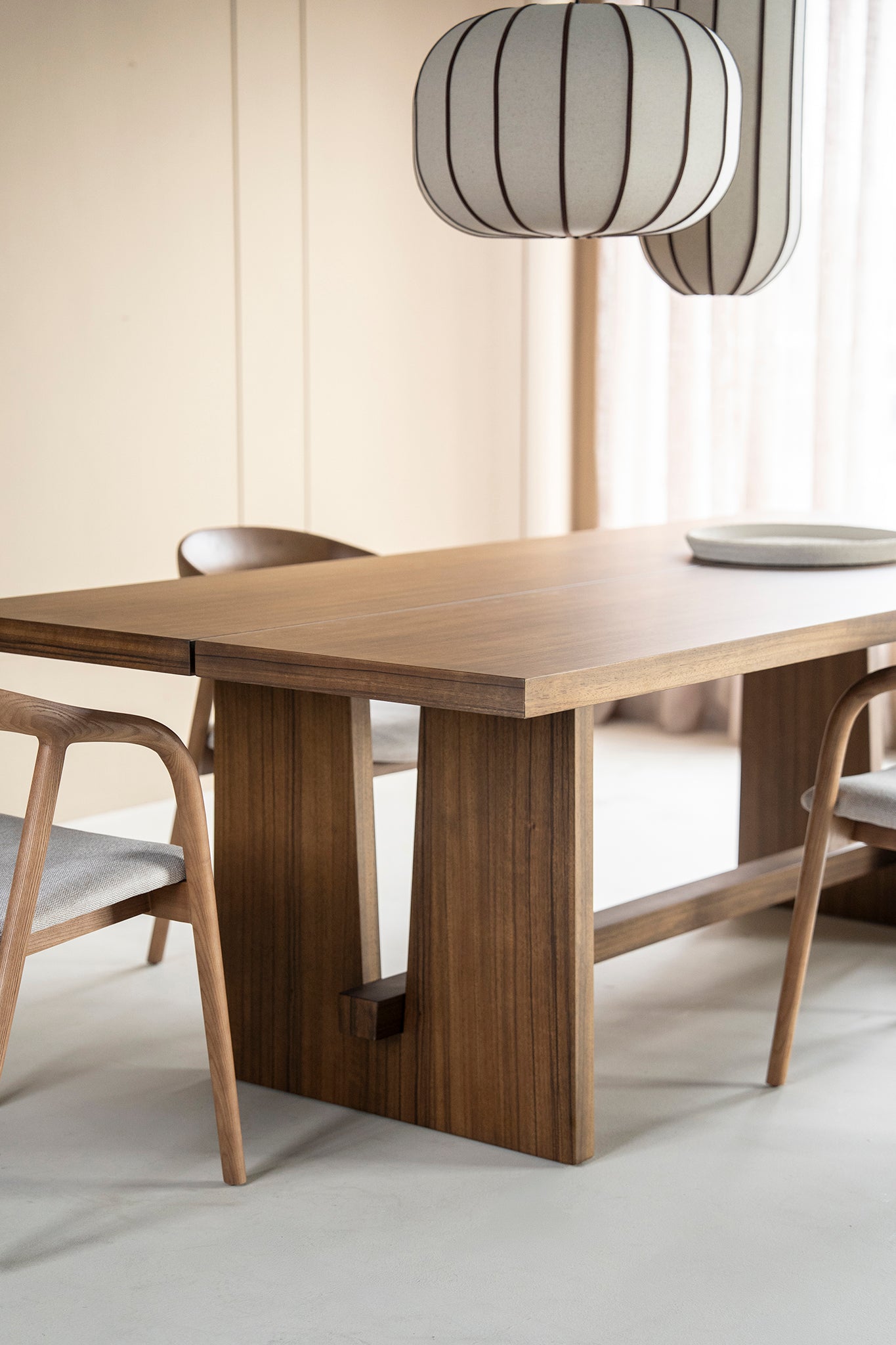 Lira Walnut Dining Table