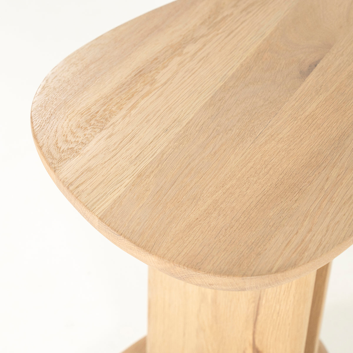 Lori Oak Wood Side Table