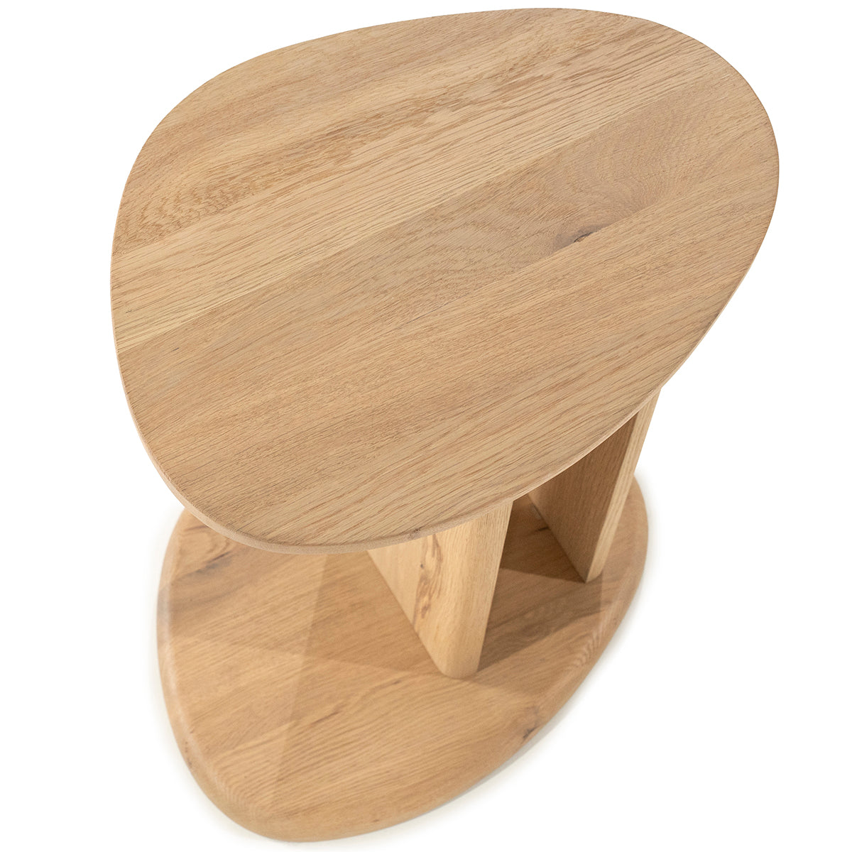 Lori Oak Wood Side Table
