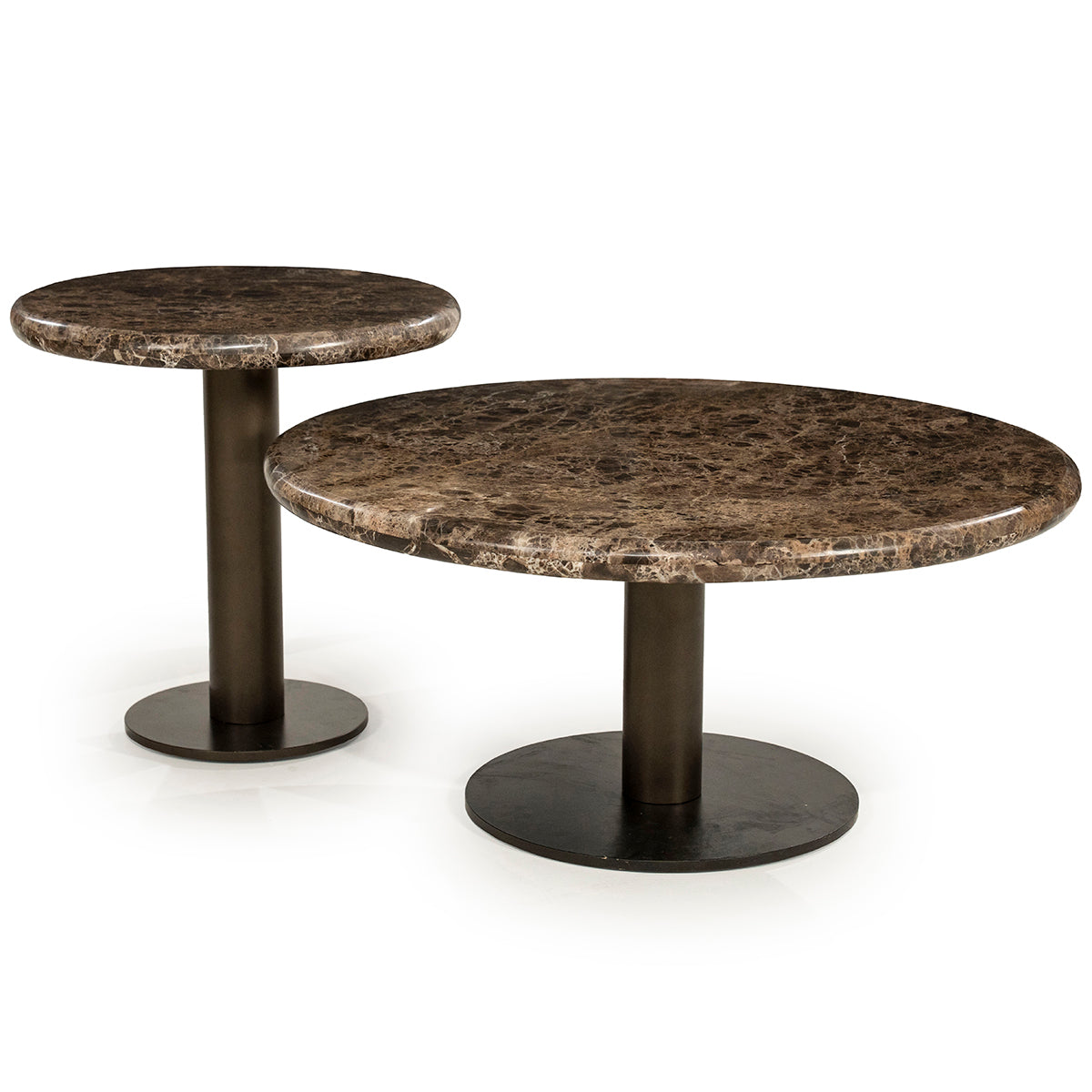 Luigi Emperador Marble Coffee Table