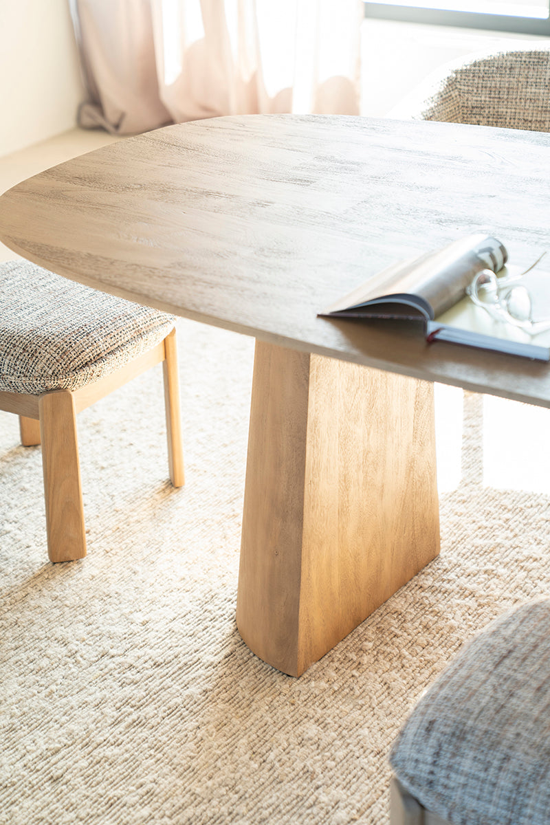 Lune Mango Wood Dining Table