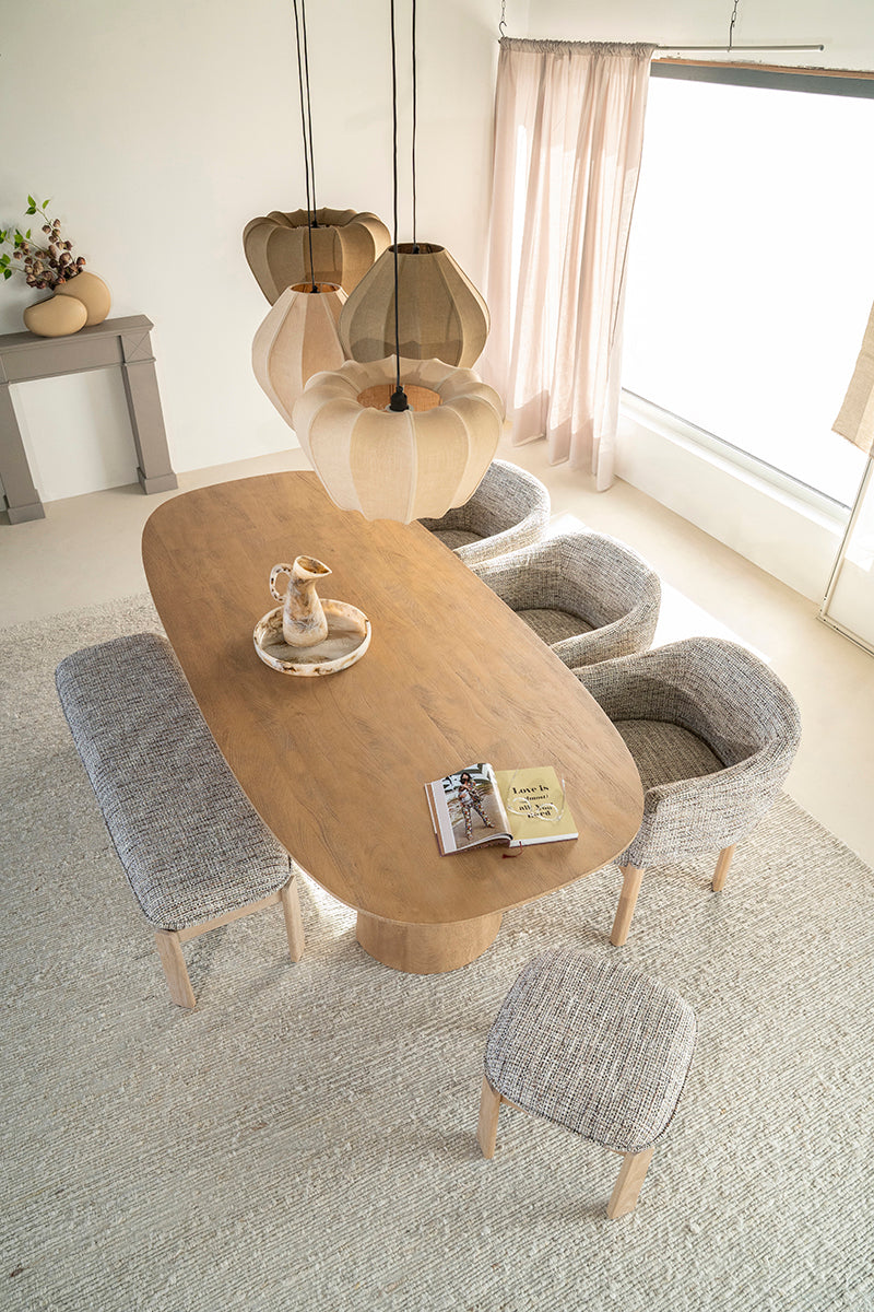 Lune Mango Wood Dining Table