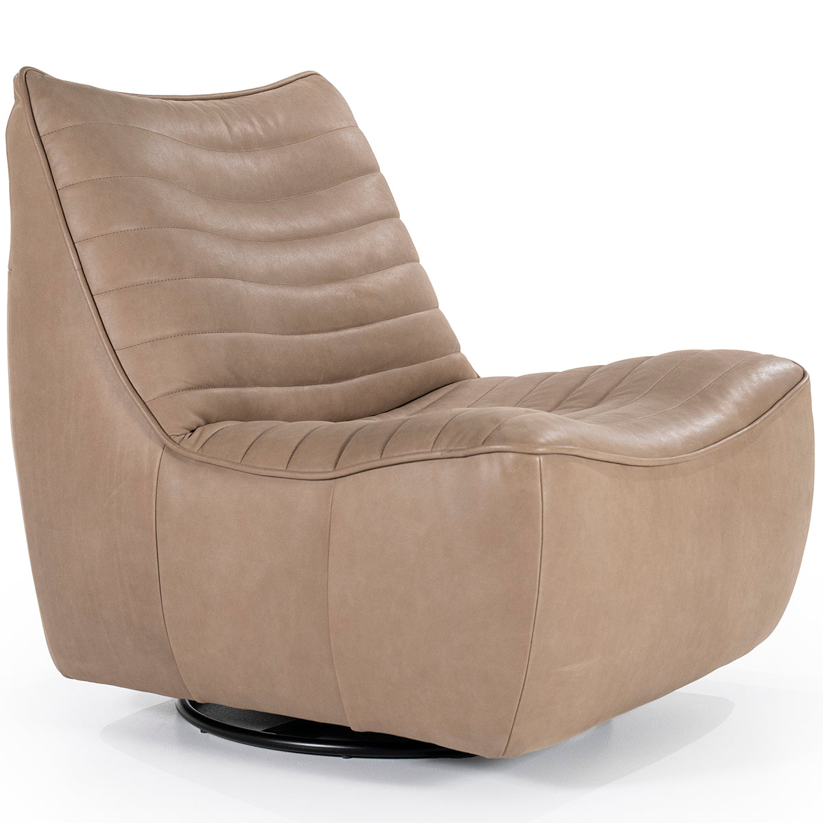 Matthew Gris Swivel Armchair