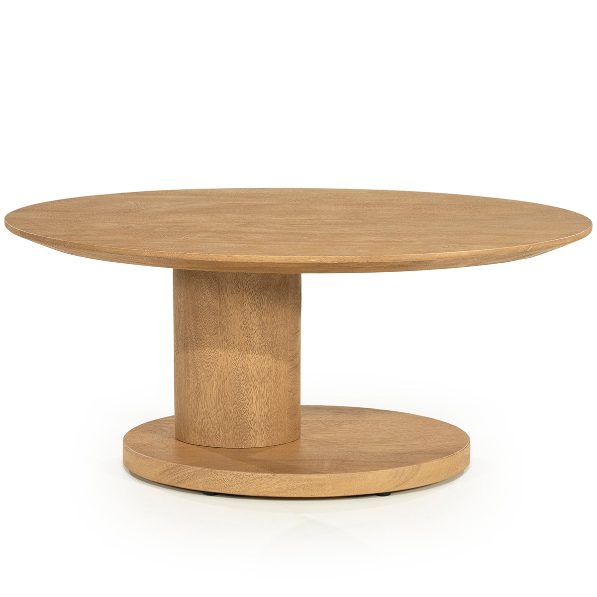 Novia Mango Wood Oval Coffee Table